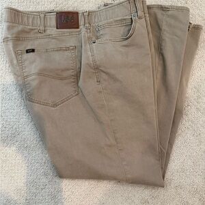 Lee Men's Khaki Straight Jeans